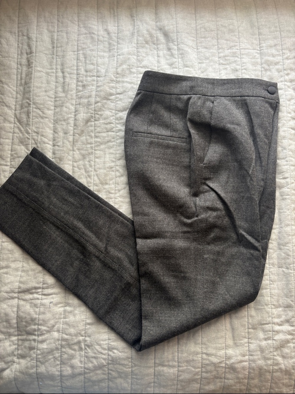 Dolce & Gabbana Charcoal Straight-Leg Trousers